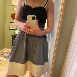 Silence + Noise dress with multi colored detail